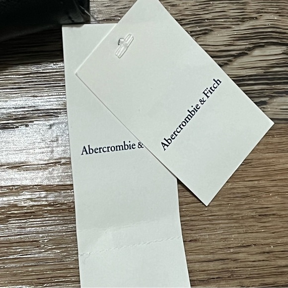 ABERCROMBIE & FITCH Faux Leather Pants Size 6 Black Side Leg Slit New With tags - Picture 15 of 15